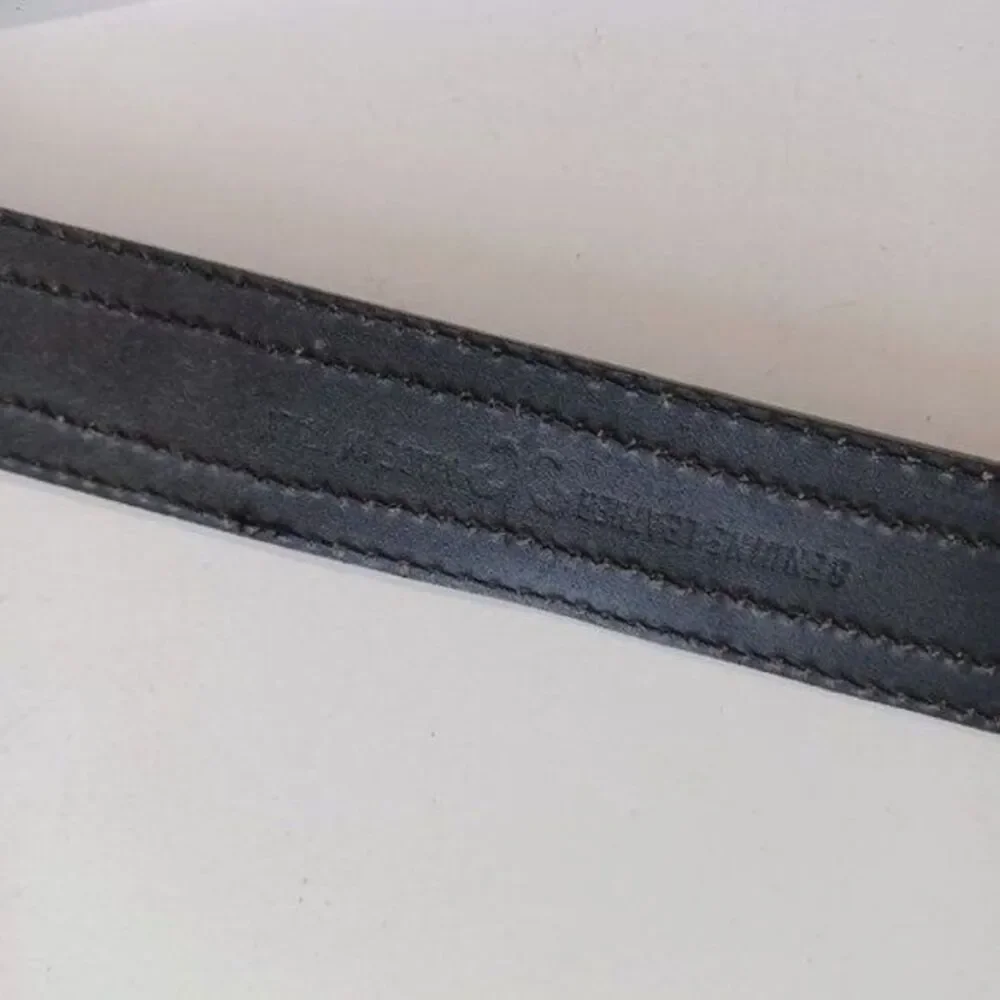 Belt Black Colorful Braided Leather Lg Western Cowgirl Boho‎ Peasant Y2K Italy